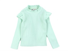ONLY mist green ruffle top